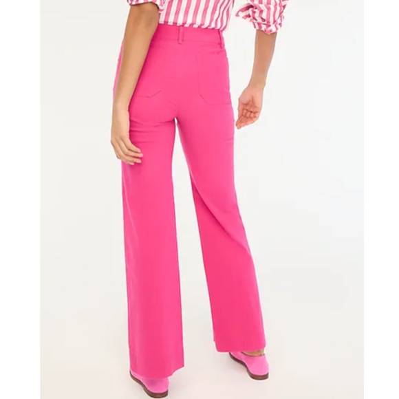 New J.Crew High-Rise Patch-Pocket Wide-Leg Pant - Picture 2 of 3